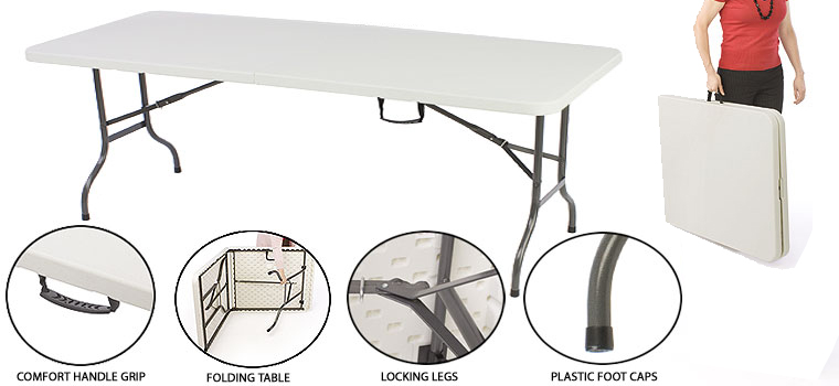 6ft Folding Table