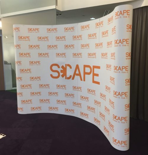 Pop Up Display 4x3 Curve - SCAPE