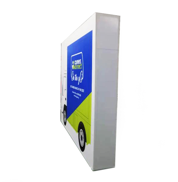 SEG Pop up display 4x3 Straight side